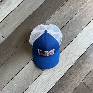 Columbia Pfg Mesh Snap Back Fish Flag Ballcap Titanium White | One Size